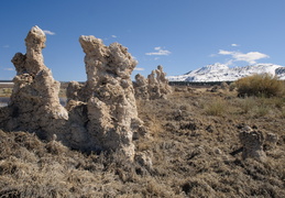 Tufa and mountain